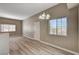 Open floor plan features modern lighting, floors, and natural light at 9303 Gilcrease Ave # 2217, Las Vegas, NV 89149