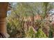 Serene balcony showcases mature trees and lush landscaping at 9975 Sand Key St, Las Vegas, NV 89178