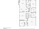 Detailed floor plan showcasing the layout of the home, including multiple bedrooms and living spaces at 10518 Santerno St, Las Vegas, NV 89141