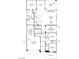 Detailed floor plan showcasing the layout of the home with multiple bedrooms, bathrooms, and an open concept living space at 119 Colantonio Ct, Las Vegas, NV 89138
