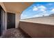 Enclosed patio with brick floors and view of outside at 2451 N Rainbow Blvd # 2043, Las Vegas, NV 89108
