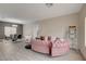 Open living and dining area featuring modern decor, neutral tones, and ample natural light for a comfortable feel at 3412 Adventure Ct, Las Vegas, NV 89129