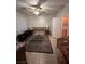 Bedroom featuring a ceiling fan, tile flooring, and bed frame with nightstands at 3416 Mountain Park St, Las Vegas, NV 89129