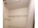 Empty walk-in closet with multiple shelves to provide ample storage space for the next homeowner at 3416 Mountain Park St, Las Vegas, NV 89129