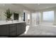 Beautiful primary bathroom featuring a walk-in shower, soaking tub, and modern vanity at 390 Arizona St # Lot 9, Boulder City, NV 89005