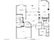 2D floor plan with dimensions illustrating the layout of the home at 4624 Leon De Oro Dr, Las Vegas, NV 89129