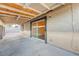Covered patio with sliding glass door, ideal for enjoying the backyard view at 520 Prince Alan Ct, Las Vegas, NV 89110