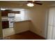 Inviting space with hardwood floors next to an open kitchen for dining at 5383 Indian River Dr # 327, Las Vegas, NV 89103
