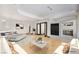 Bright bedroom with fireplace, sitting area, and wood floors at 60 Innisbrook Ave, Las Vegas, NV 89113