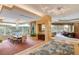 Elegant dining room with chandelier and expansive views at 60 Innisbrook Ave, Las Vegas, NV 89113