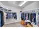 Spacious walk-in closet with ample hanging and storage space at 7756 Seville Estates Ct, Las Vegas, NV 89113