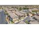Aerial view of a residential neighborhood with well-maintained homes, close to amenities at 7852 Running Doe Ct, Las Vegas, NV 89149