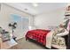 Cozy bedroom with carpet, natural light, and a fun design at 7852 Running Doe Ct, Las Vegas, NV 89149