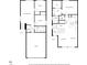 Two-story floor plan with bedrooms, recreation room, laundry, garage, primary bedroom, kitchen, and living room at 7852 Running Doe Ct, Las Vegas, NV 89149
