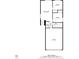 Upstairs floor plan with two bedrooms, recreation room, laundry, bathroom, and garage at 7852 Running Doe Ct, Las Vegas, NV 89149