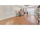 Bright living room with laminate flooring, and a sliding door, great natural light at 7852 Running Doe Ct, Las Vegas, NV 89149