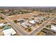 This aerial scene displays properties with swimming pools, desert landscaping, and community planning at 7998 W Ford Ave, Las Vegas, NV 89113