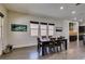 Dining room with hardwood floors, recessed lighting and lots of natural light at 7998 W Ford Ave, Las Vegas, NV 89113