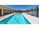 Sparkling pool with an adjacent basketball court and gazebo for outdoor enjoyment at 7998 W Ford Ave, Las Vegas, NV 89113