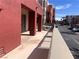 Spacious balcony with patio furniture, offering a view of the surrounding neighborhood at 87 E Agate Ave # 202, Las Vegas, NV 89123