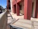 Outdoor patio features a table and chairs, offering a relaxing space at 87 E Agate Ave # 202, Las Vegas, NV 89123
