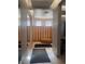 The locker room features well-maintained lockers and an adjacent bathroom area at 87 E Agate Ave # 202, Las Vegas, NV 89123