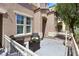 Inviting patio with seating area, perfect for enjoying the outdoors at 9078 Hilverson Ave, Las Vegas, NV 89148