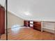 Spacious attic with built-in bookshelves and ample storage, ideal for organization at 9436 Darwell Dr, Las Vegas, NV 89117