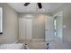Bedroom with a closet, neutral walls, and an open door that lead to the hallway and another bedroom at , Henderson, NV 89014