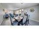 Open concept dining area showcases stylish furnishings, lighting and seamless flow to living spaces at , Henderson, NV 89014