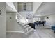Open-concept foyer featuring a staircase with an open view to the dining area at , Henderson, NV 89014