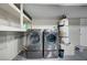 Well-equipped laundry room with modern washer, dryer, and water heater system at , Henderson, NV 89014