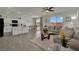 Bright, open-concept living space featuring modern finishes and lots of natural light at 10345 Zebra Swallowtail St, Las Vegas, NV 89141