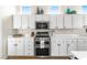 Modern kitchen featuring white cabinets, stainless steel appliances, and plenty of natural light at 10504 Button Willow Dr, Las Vegas, NV 89134