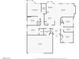 Floor plan of the home showcasing the layout and room dimensions at 1079 Oak Shade Ln, Henderson, NV 89015