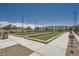 Bocce ball courts provide outdoor fun for residents and guests at 12438 Heritage Bend Dr, Las Vegas, NV 89138