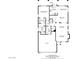 Floor plan of a home layout, showcasing the arrangement of rooms and overall design at 1305 Chaparral Summit Dr, Las Vegas, NV 89117
