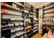 Organized walk-in closet with custom shelving for maximum storage solutions at 132 Soaring Sky Ave, Henderson, NV 89011