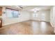 Open living room featuring tile flooring, ceiling fans, and lots of natural light at 132 Soaring Sky Ave, Henderson, NV 89011
