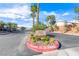 Community entrance to Mystic Ridge with decorative sign, mature landscaping, and gated access at 2544 Ashley Rose Ter, Henderson, NV 89052