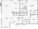 Detailed floor plan showcasing the layout of the primary bedroom, kitchen, living areas, and bathrooms at 2544 Ashley Rose Ter, Henderson, NV 89052