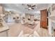 Expansive living area with a large kitchen island and multiple living spaces for entertaining at 2544 Ashley Rose Ter, Henderson, NV 89052