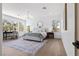 Spacious main bedroom featuring an area for a desk and neighborhood views at 276 Glenridding St, Las Vegas, NV 89183