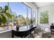 Office space with a sleek black desk and neighborhood views at 276 Glenridding St, Las Vegas, NV 89183