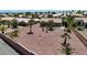 Backyard featuring desert landscaping, various plants, and a brick-paved walkway leading to the home at 3157 Faiss Dr, Las Vegas, NV 89134