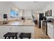 Bright and airy kitchen with granite countertops and stainless steel appliances at 353 Templeton Dr, Henderson, NV 89074