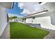 Expansive backyard with well-maintained lawn and potential for various outdoor activities at 3630 Tobias Ln, Las Vegas, NV 89120