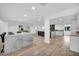 Spacious kitchen features marble countertops, a dining area, and stainless steel appliances at 3630 Tobias Ln, Las Vegas, NV 89120