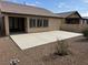 A large back patio with ample sunlight, great for entertaining guests or relaxing outdoors at 3720 Rocklin Peak Ave, North Las Vegas, NV 89081