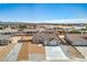 Expansive aerial view of the home nestled in a desert community with mountain views at 4781 Stoneham, Pahrump, NV 89061